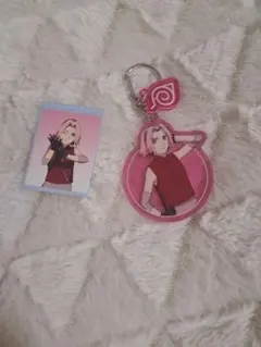 NARUTO サンキューマート　ランダムアクリルキーホルダー　春野サクラ