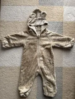 ベージュ アウター フード付き