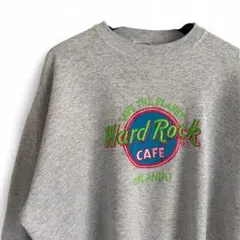 90s ヴィンテージ Hard Rock CAFE USA製 グレー XL K4