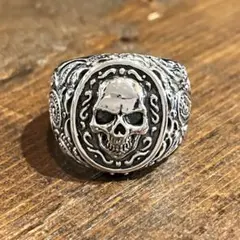 SAINTS スカル リング シルバー セインツ ブラック - メルカリ