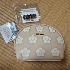MARY QUANT フラワーポーチ　ヘアクリップ　セット