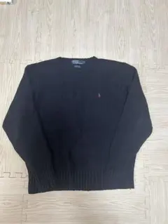 Polo by Ralph Lauren ブラックセーター Lサイズ