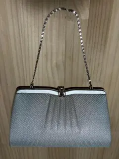 和装用バッグ 草履 セット シルバー