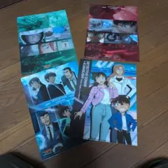 くら寿司とコナンコラボクリアファイル4枚セット
