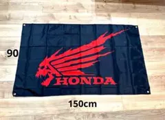 ホンダ フラッグ バナー ガレージ装飾 HRC レース ロゴ 旗 タペストリー4のサムネイル