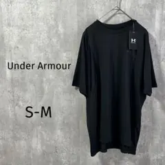 【アンダーアーマー】タグ付スポーツTシャツ　レディースS 黒　トレーニング　ジム