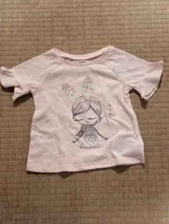 【新品未使用】GAP Tシャツ 90サイズ 女の子 半袖 うさぎ