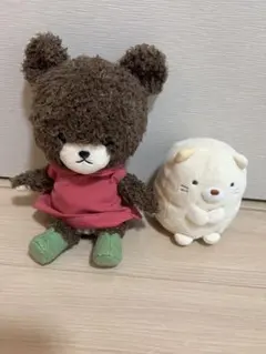 くまのがっこう、すみっコぐらし(ねこ)　ぬいぐるみセット
