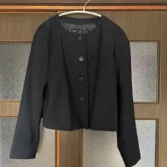 Agnes b ネイビー　ジャケット
