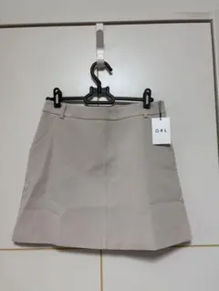 GRL 台形ミニスカート　ベージュ