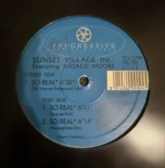 SUNSET VILLAGE inc. SO REAL 12インチレコード