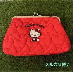 雑誌付録　リンネル　ハローキティ　がま口ポーチ