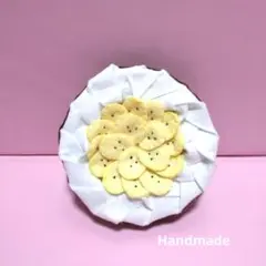 Handmade　フエルト　バナナタルト