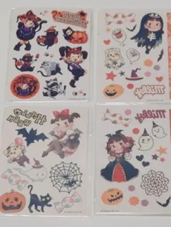 不二家 ペコちゃん ハロウィン ボディペイントシール 4種セット☆B