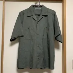 COLONY2139 深緑　半袖開襟シャツ　Lサイズ