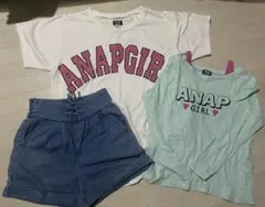 ANAP GIRL Tシャツ・ショートパンツセット M
