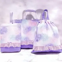 No.406＊入学入園3点セット＊手提げバッグ＊体操袋＊上履き入れ＊ハンドメイド