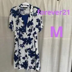 FOREVER 21 花柄 チュニック丈プルオーバー 半袖のサムネイル