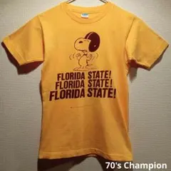 70's Champion SNOOPY T-SHIRT USA製