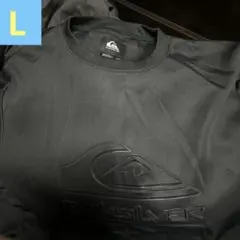 【QUIKSILVER】 スウェット スノボ スキー ウエア メンズL ブラック