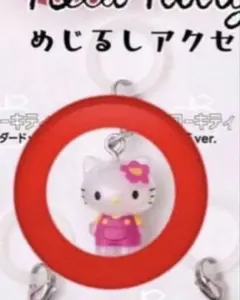 ハローキティ　めじるしアクセサリー　サンリオ　お花　ver. カプセルトイ