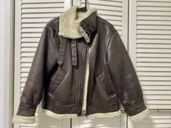Ungrid フェイクムートンボアブルゾン