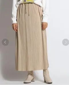 プリーツロングスカート niko and...