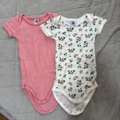 プチバトー　オーガニックコットン ベビー肌着 6m