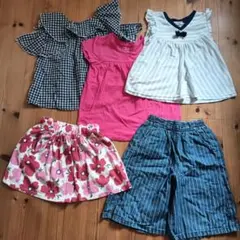 キッズ服セット（トップス・スカート・パンツ）