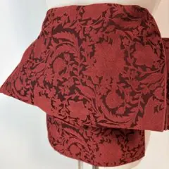 大人兵児帯　紅唐草　半幅帯　長尺