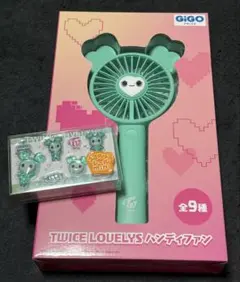 GIGO TWICE LOVELYS ハンディファン ラバーマット シールセット - メルカリ