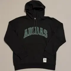 新品アディダスパーカースウェットトレーナーメンズレディース黒緑adidasＭ