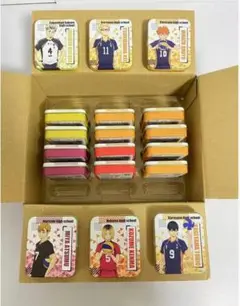 ケース販売 18点入り 6種類 ハイキュー！！キャラタブ缶