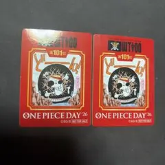 ONE PIECE DAY'26 WT100 101位 ラブーン ステッカー