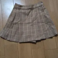 UNIQLO チェック柄 スカート ショートパンツ 110