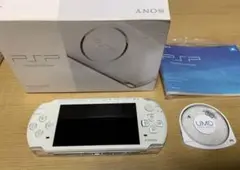SONY PSP-3000 ホワイト 本体 オマケ付き キングダムハーツ