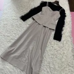 snidel スナイデル ジレコルセットジャンスカ ニット付き