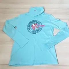 美品 メゾピアノ ベリエちゃん 長袖カットソー 水色 L 160