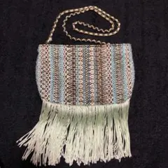 Lily Brown リリーブラウン ショルダーバッグ フリンジ エスニック