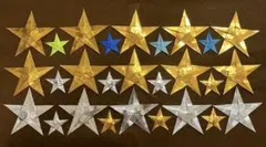 折り紙　星　27個