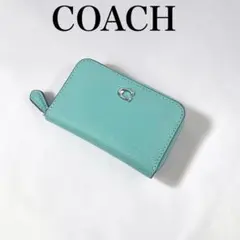 極美品✨ COACH コーチ コインケース フラグメント Cロゴ パステルカラー