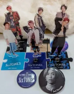 SixTONES アクリルスタンド セット アクスタ 缶バッチ 田中樹