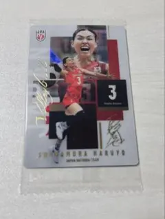 バレーボール日本代表 島村春世 トレーディングカード