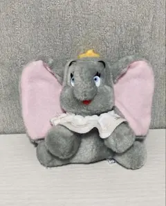 【レア】東京ディズニーランド ぬいぐるみ ダンボ 初期 上向き ピンマスコット