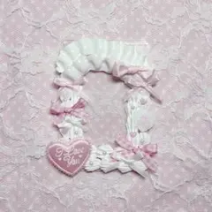 ホイップデコケース B8 メイド ピンク リボン