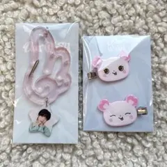 NCT WISH サクヤ パン ヘアクリップ カラビナ