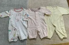 【最終価格】新生児カバーオール　春秋 3枚セット