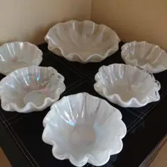 ガラス器 大、小(５個)セット