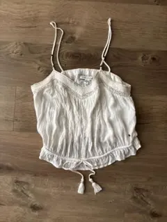 AMERICAN EAGLE OUTFITTERS ホワイトキャミソール Sのサムネイル