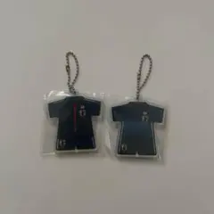 サッカー 日本代表 アクリルチャームビスケット 2点セット